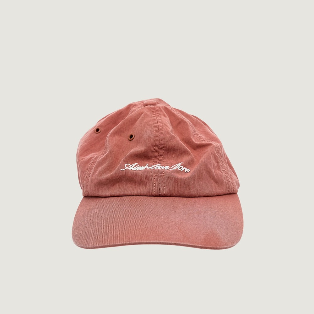 Aime Leon Dore Sport Hat Red Washed Finish Curved Brim Adjustable Strap OS Hat